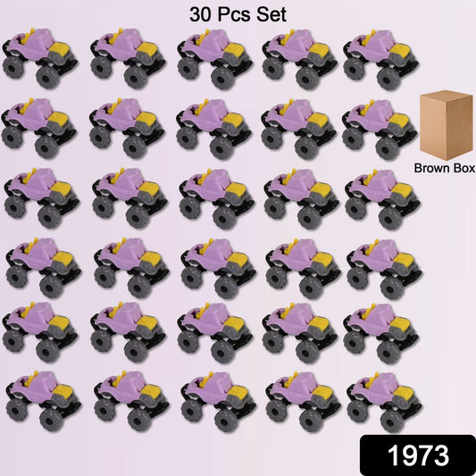 Mini Monster Trucks Friction Powered Cars for Kids Blaze Truck for Kids (30 Pcs Set)