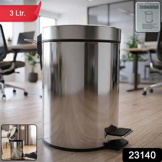small kitchen dustbin with foot pedal